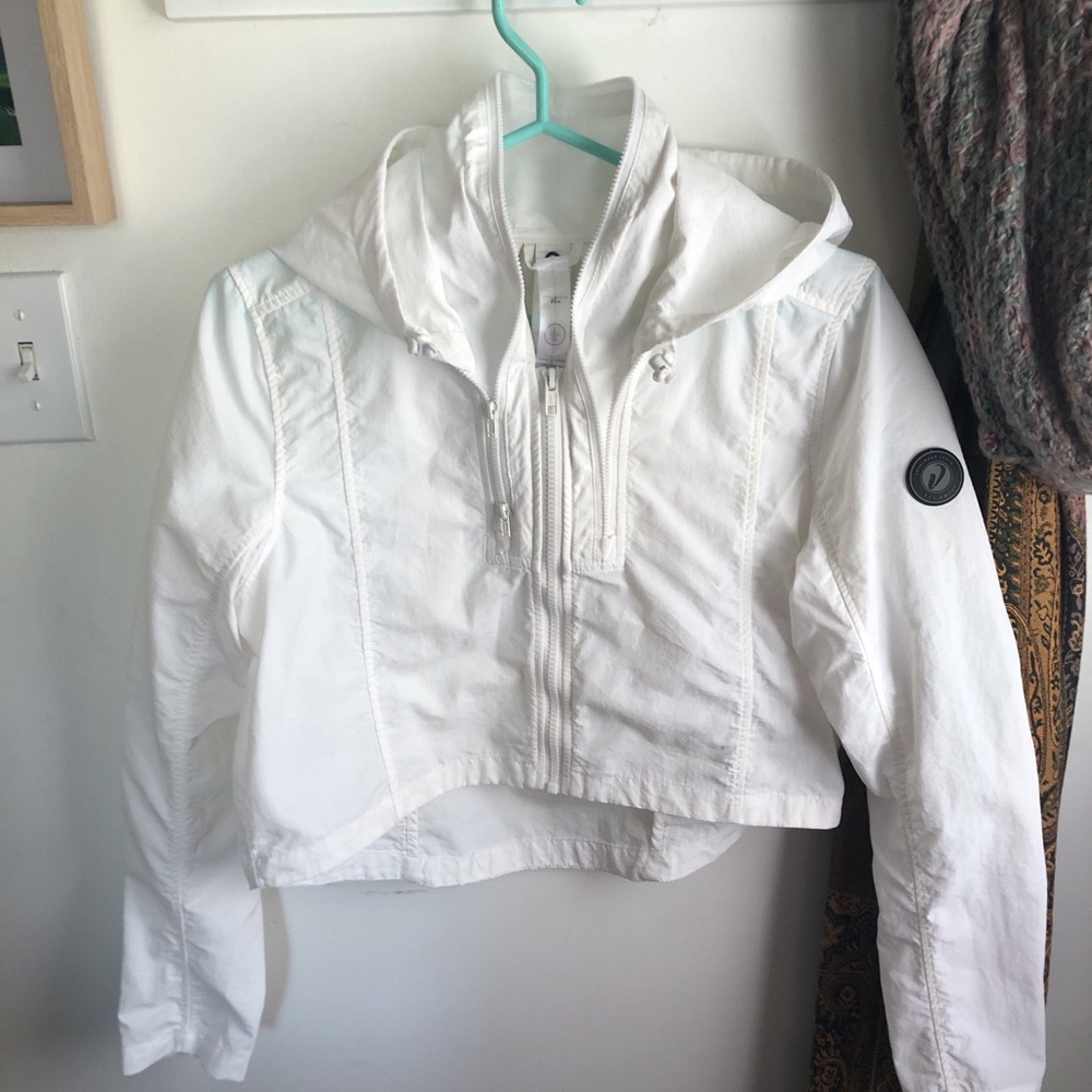 Levelwear Verve White Zip Jacket